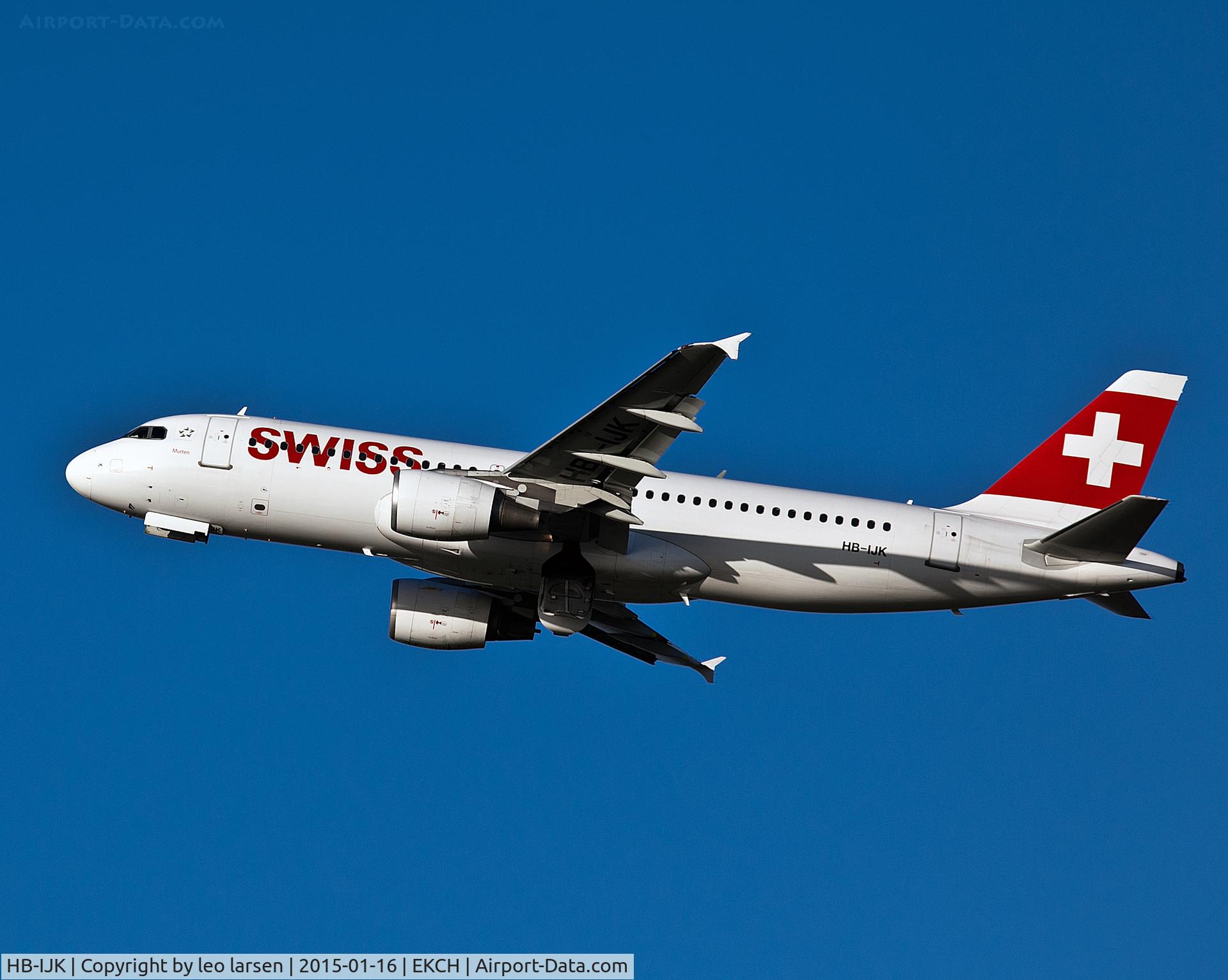 HB-IJK, 1996 Airbus A320-214 C/N 596, Copenhagen Kastrup 16.1.15