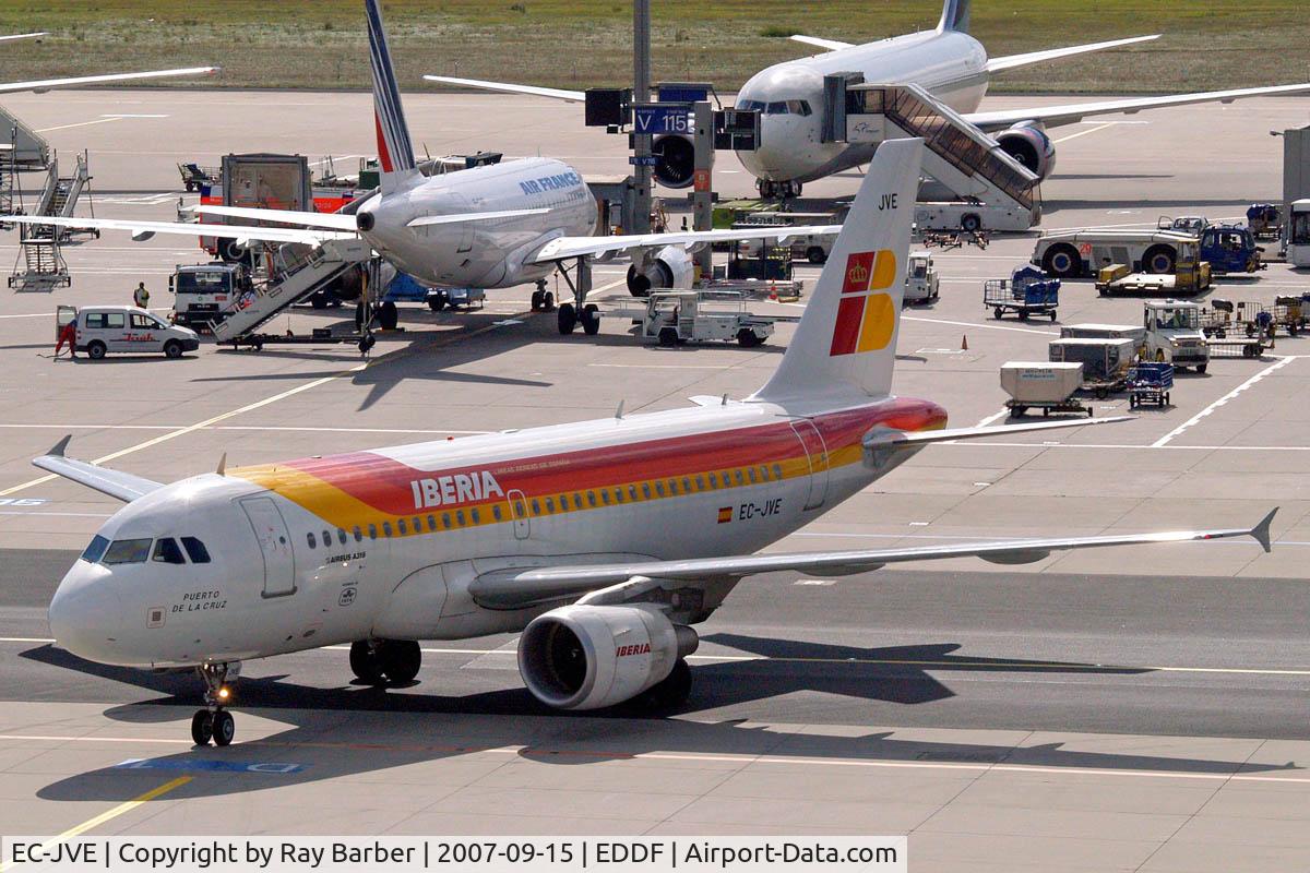 EC-JVE, 2006 Airbus A319-111 C/N 2843, Airbus A319-111 [2843] (Iberia) Frankfurt~D 15/09/2007