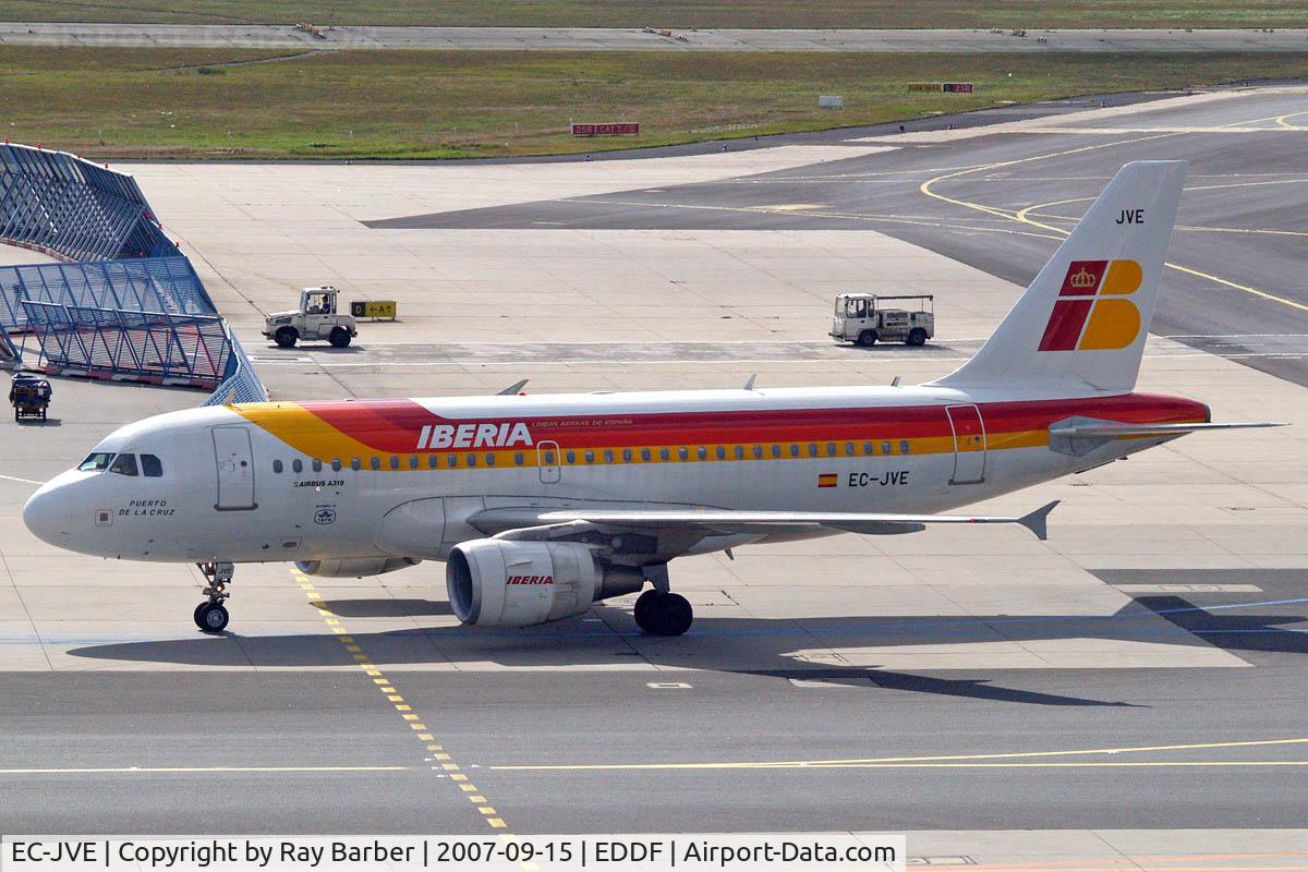 EC-JVE, 2006 Airbus A319-111 C/N 2843, Airbus A319-111 [2843] (Iberia) Frankfurt~D 15/09/2007