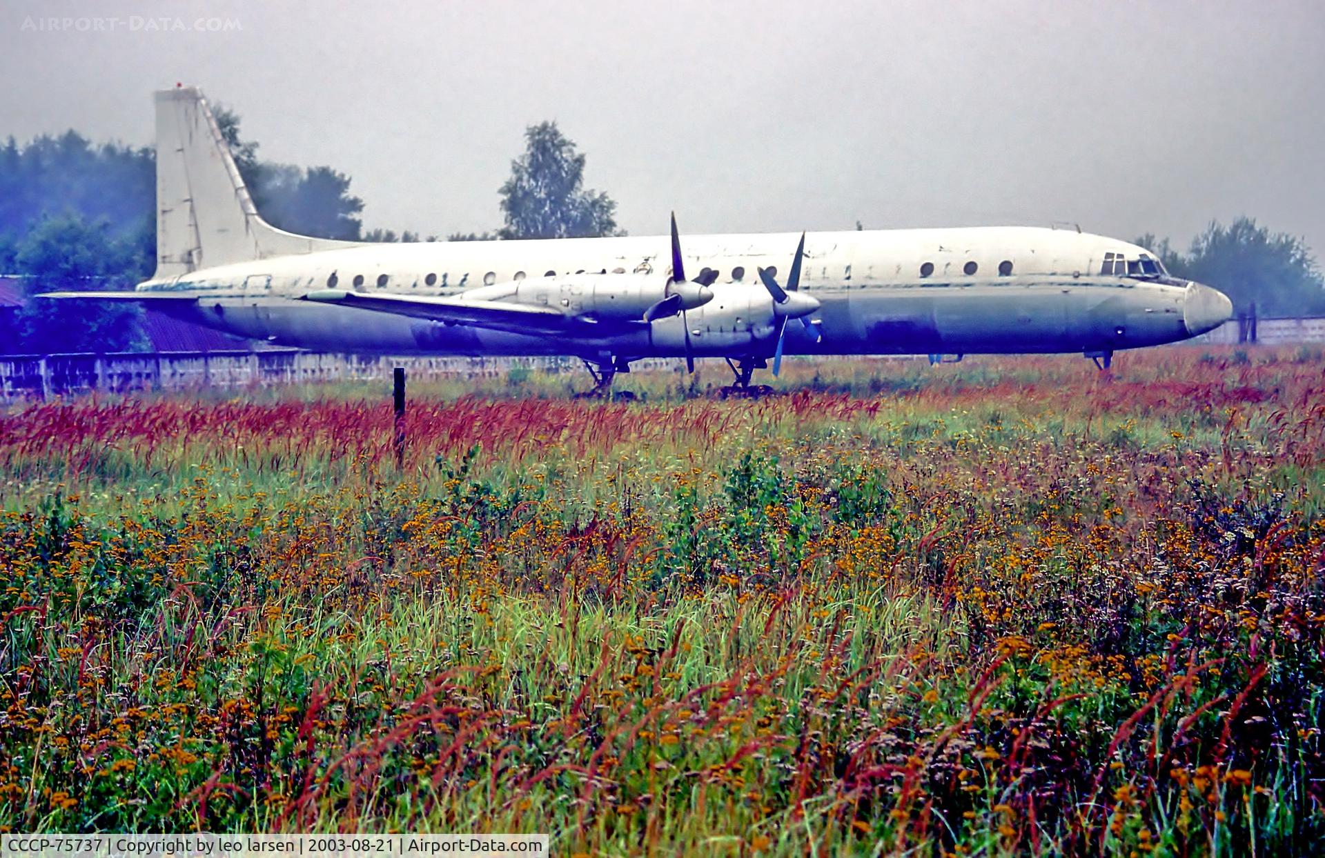 CCCP-75737, 1961 Ilyushin IL-18V C/N 181002702, Monino Museum Moscow 21.8.03