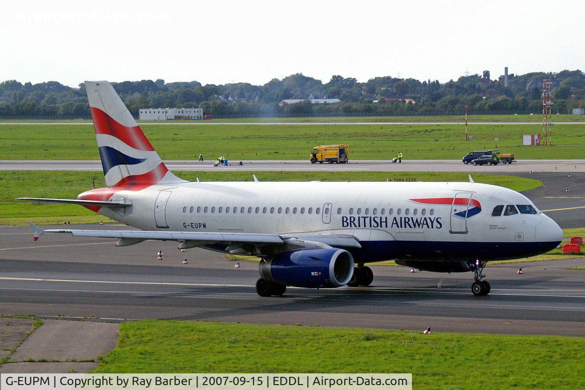 G-EUPM, 2000 Airbus A319-131 C/N 1258, Airbus A319-131 [1258] (British Airways) Dusseldorf~D 15/09/2007