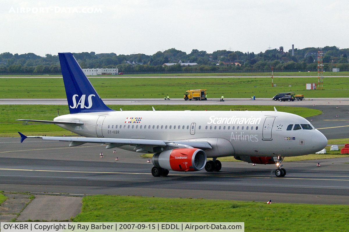 OY-KBR, 2007 Airbus A319-132 C/N 3231, Airbus A319-131 [3231] (SAS Scandinavian Airlines) Dusseldorf~D 15/09/2007