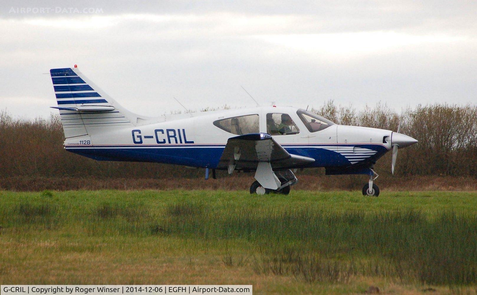 G-CRIL, 1976 Rockwell Commander 112B C/N 521, Visiting aircraft.