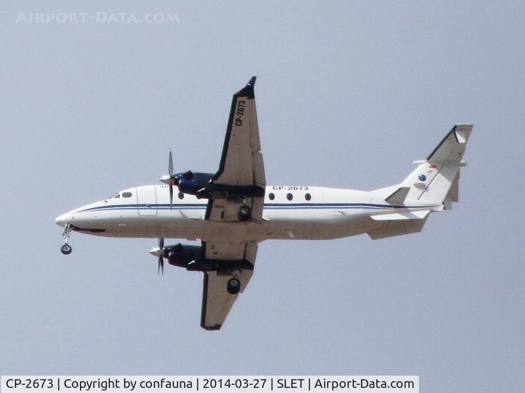 CP-2673, 1998 Beech 1900D C/N UE-344, Aeroeste arriving to El Trompillo