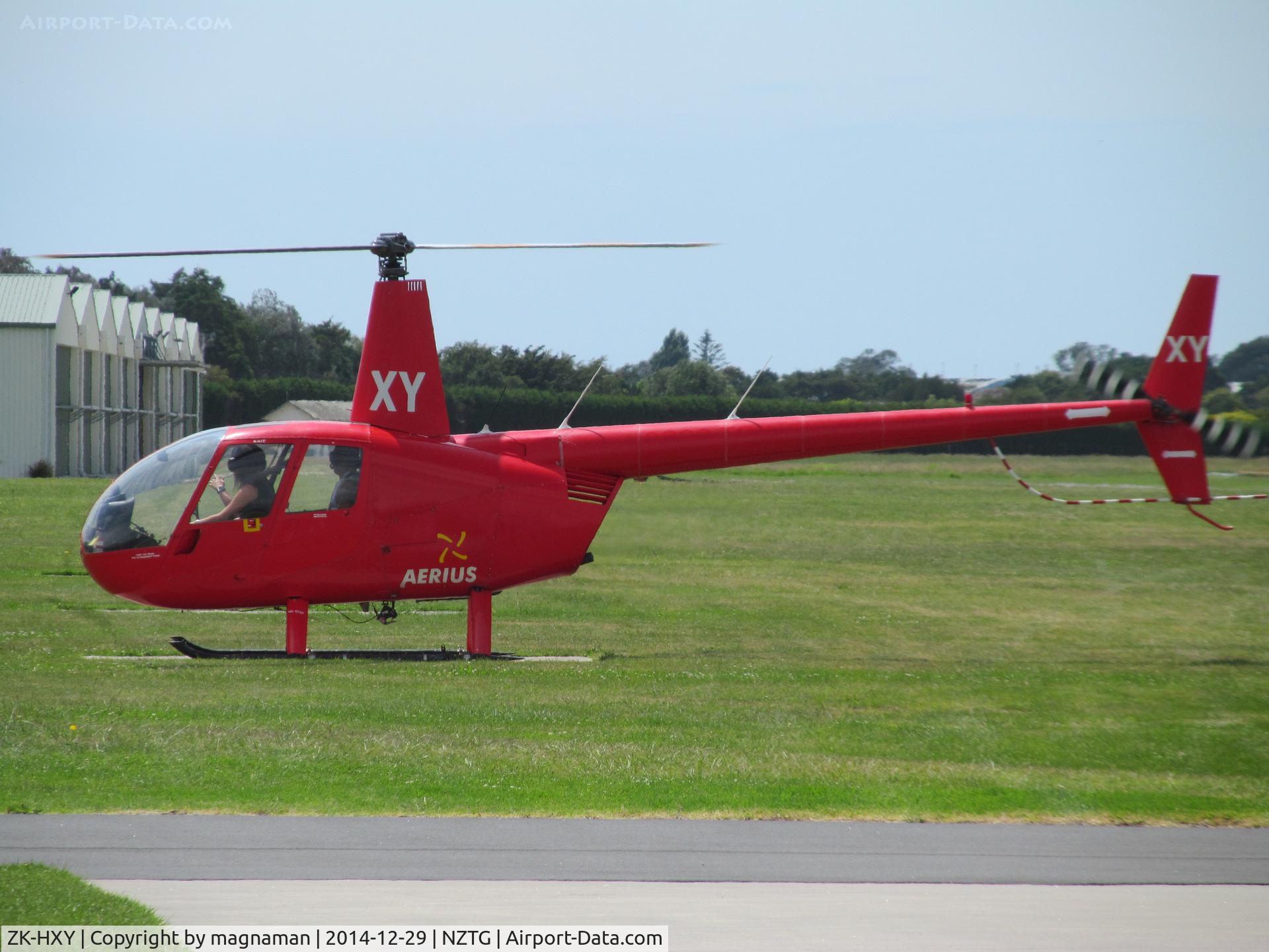 ZK-HXY, Robinson R44 C/N 0194, about to lift off