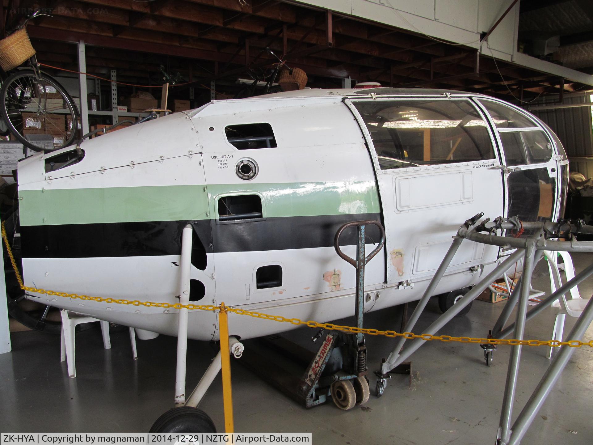 ZK-HYA, Aerospatiale SA-316C Alouette III C/N 2001, At museum collection now - delivered in June 2014
