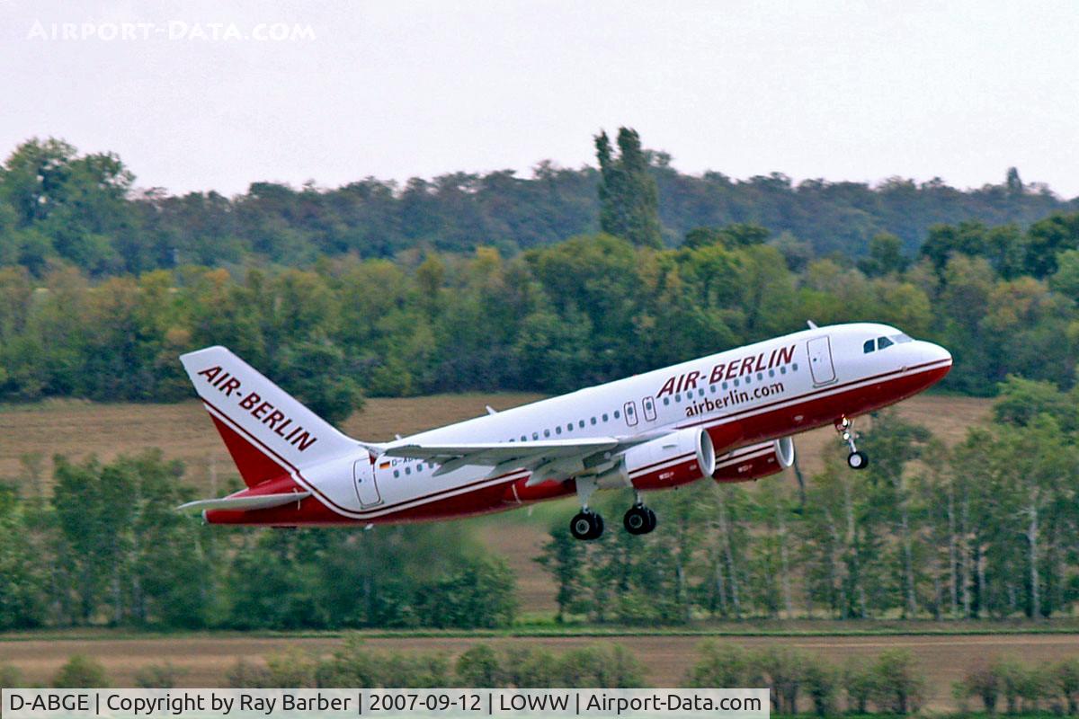 D-ABGE, 2007 Airbus A319-111 C/N 3139, Airbus A319-112 [3139] (Air Berlin) Vienna-Schwechat~OE 12/09/2007