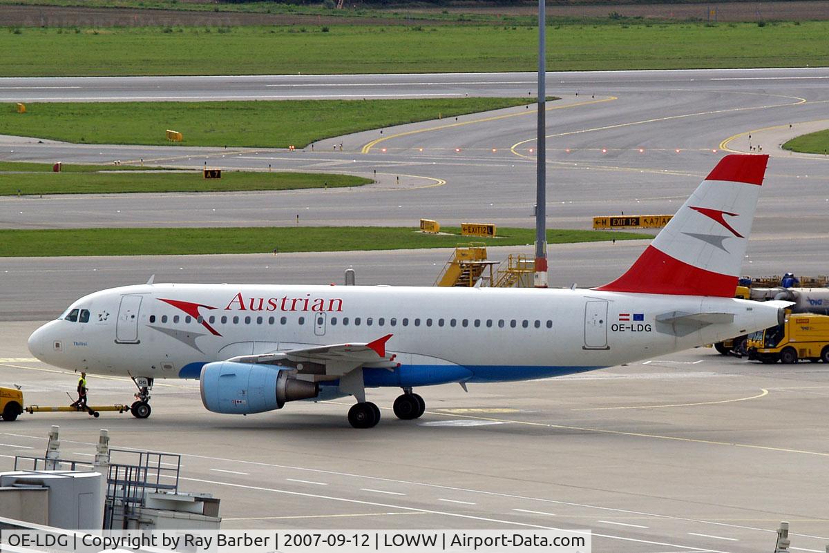 OE-LDG, 2006 Airbus A319-112 C/N 2652, Airbus A319-112 [2652] (Austrian Airlines) Vienna-Schwechat~OE 12/09/2007
