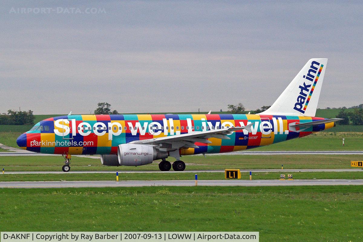 D-AKNF, 1997 Airbus A319-112 C/N 0646, Airbus A319-112 [0646] (Germanwings) Vienna-Schwechat~OE 13/09/2007