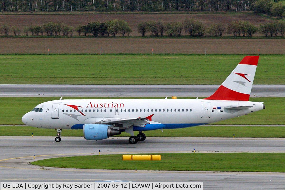 OE-LDA, 2004 Airbus A319-112 C/N 2131, Airbus A319-112 [2131] (Austrian Airlines) Vienna-Schwechat~OE 12/09/2007