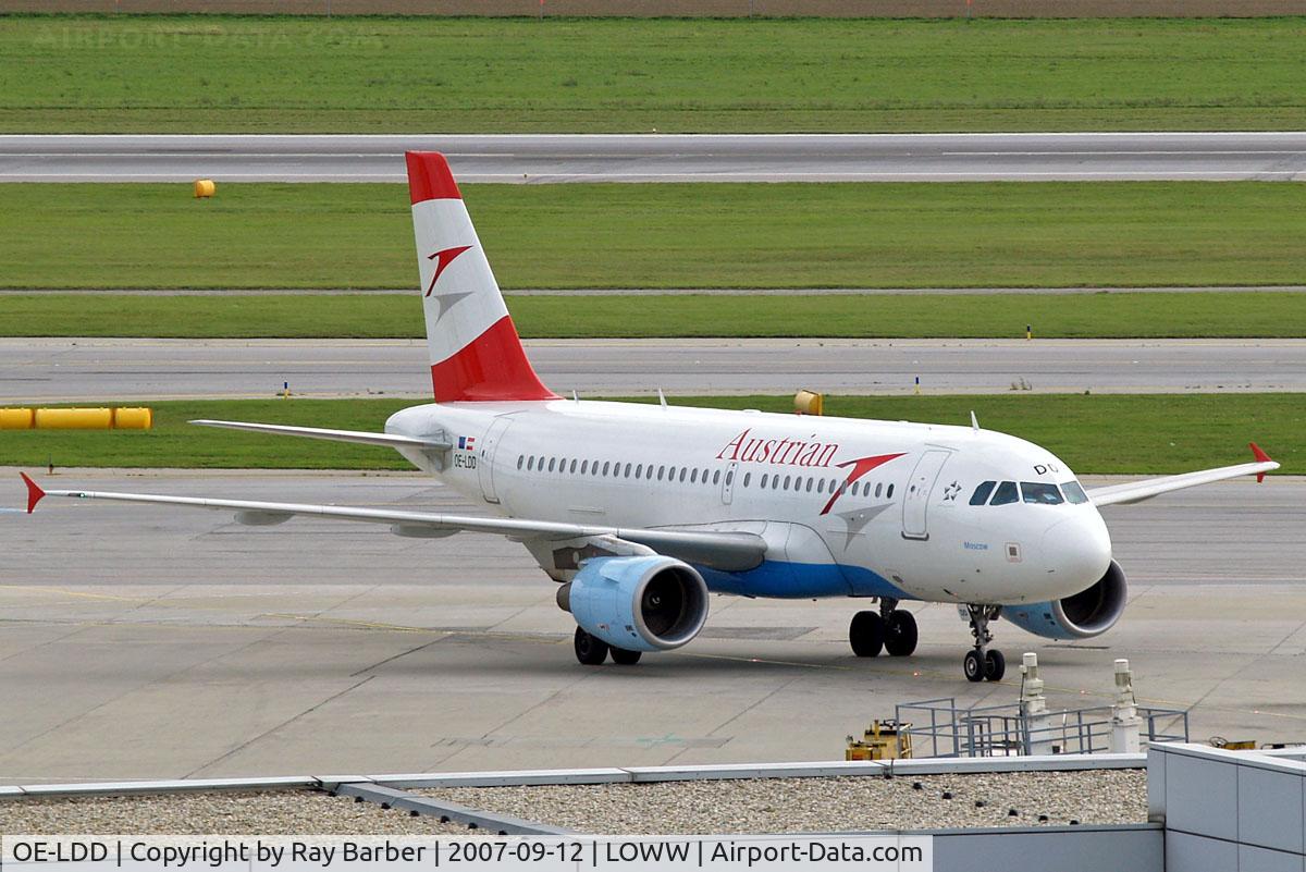OE-LDD, 2005 Airbus A319-112 C/N 2416, Airbus A319-112 [2416] (Austrian Airlines) Vienna-Schwechat~OE 12/09/2007
