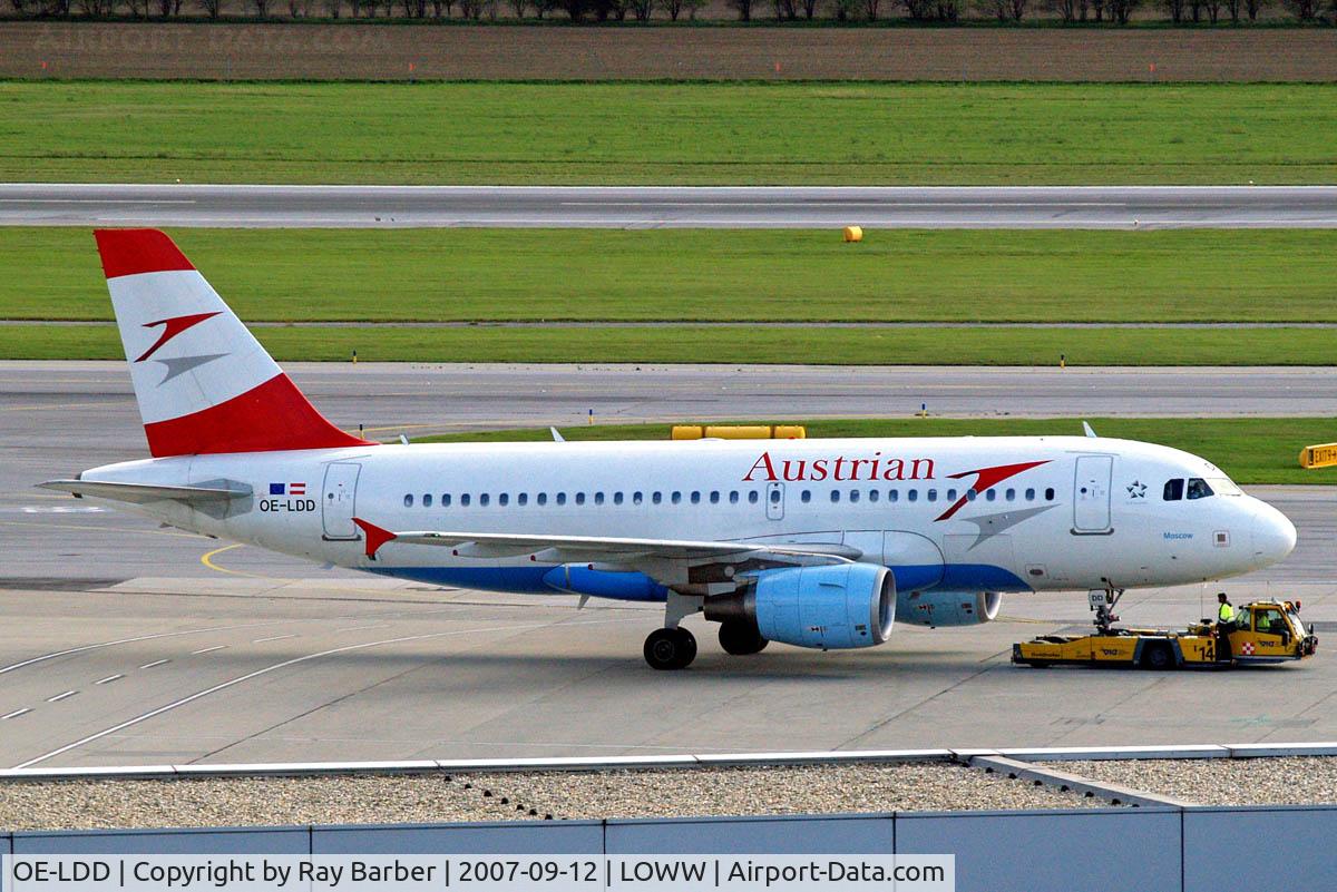 OE-LDD, 2005 Airbus A319-112 C/N 2416, Airbus A319-112 [2416] (Austrian Airlines) Vienna-Schwechat~OE 12/09/2007