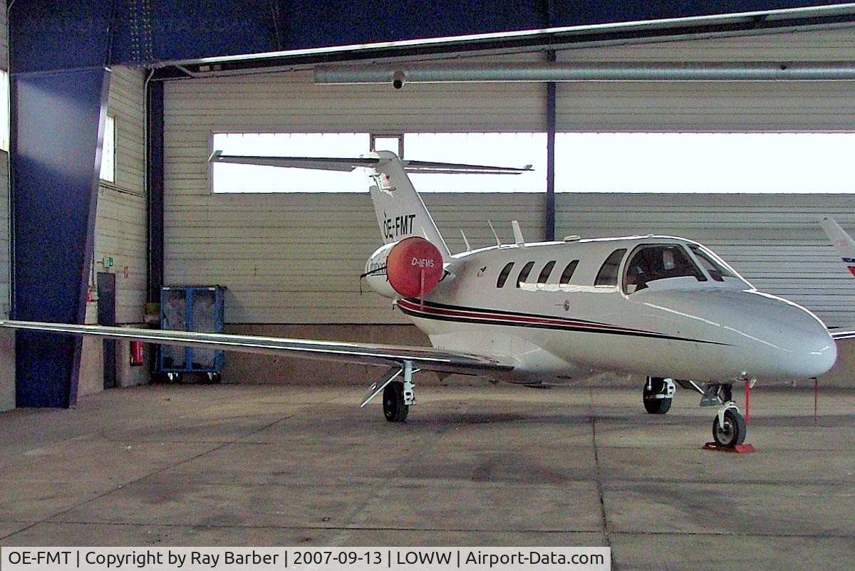 OE-FMT, 1997 Cessna 525 Citationjet C/N 525-0217, Cessna Citation Jet  [525-0217] Vienna-Schwechat~OE 13/09/2007