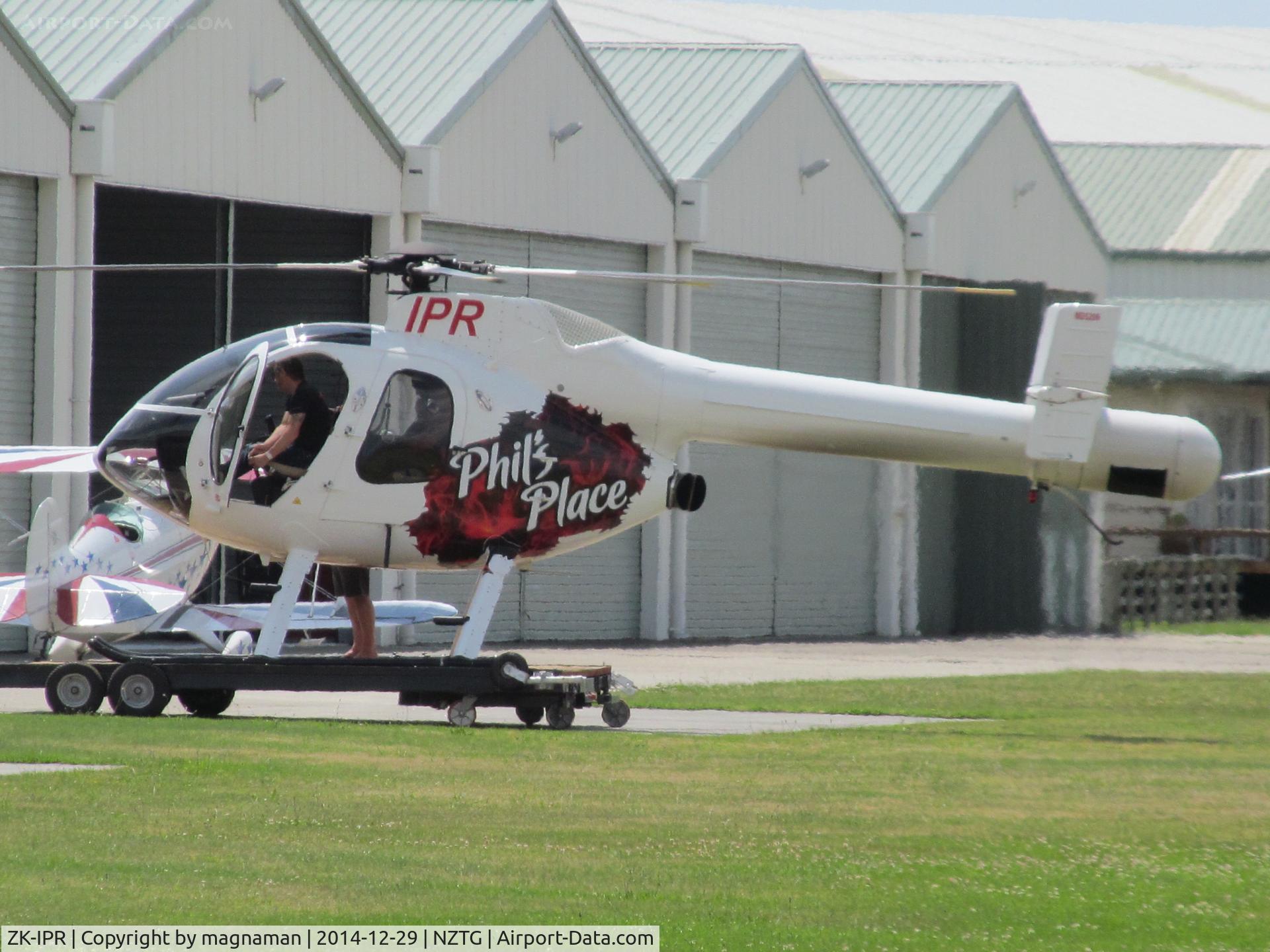 ZK-IPR, MD Helicopters 500N C/N LN109, pushed out of hangar