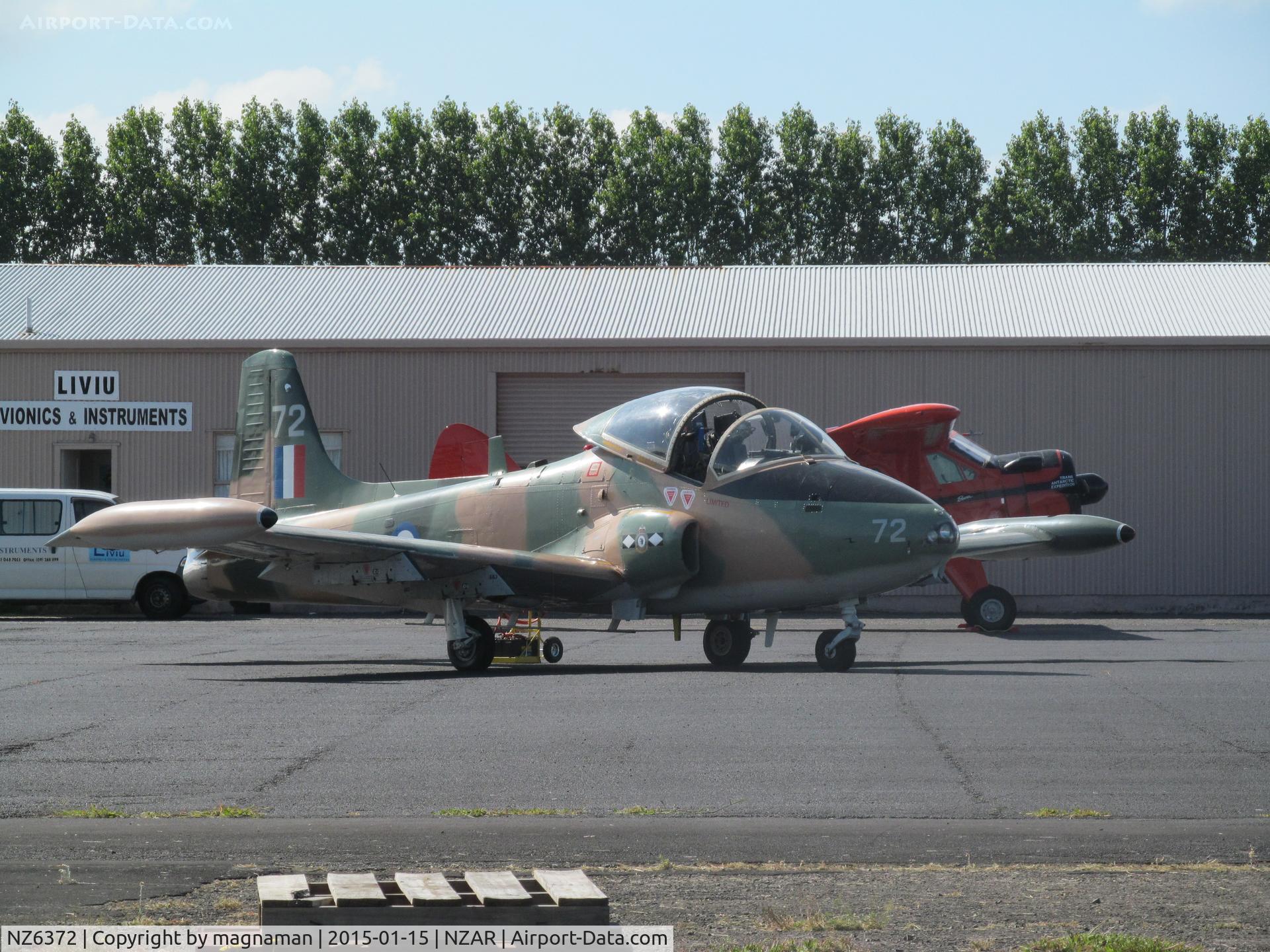 NZ6372, 1973 BAC 167 Strikemaster Mk.88 C/N 342, Now ZK-BAC - at Ardmore base