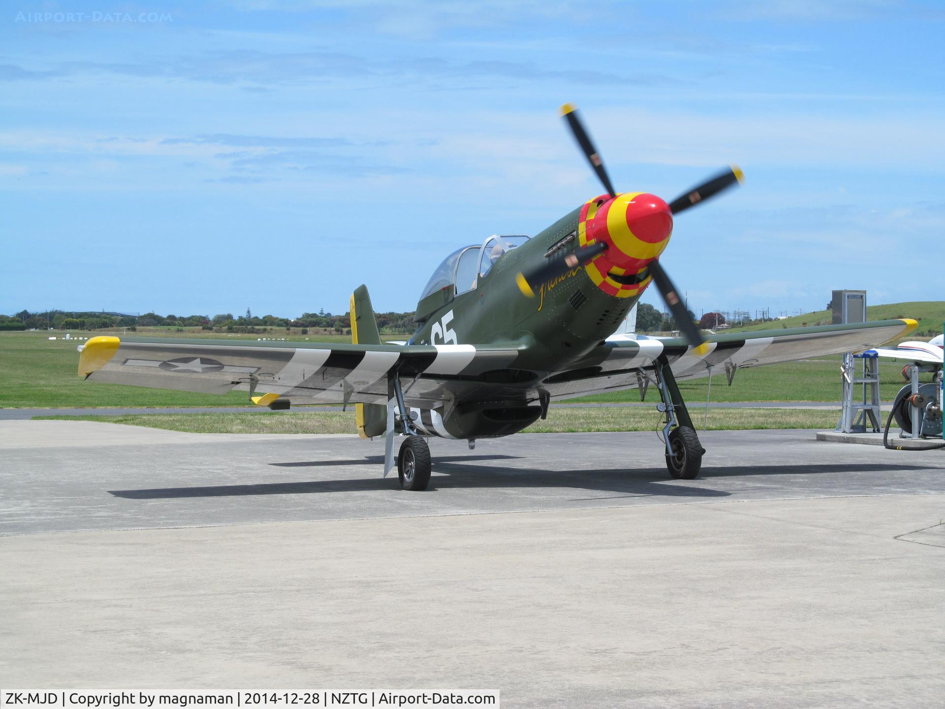 ZK-MJD, Titan T-51 Mustang C/N M05XXX50HK0078, nice replica