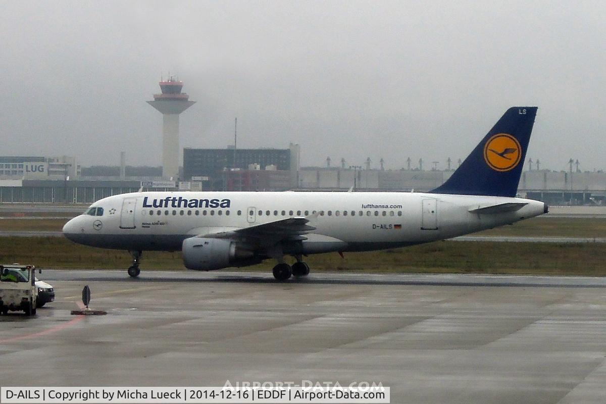 D-AILS, 1997 Airbus A319-114 C/N 729, At Frankfurt