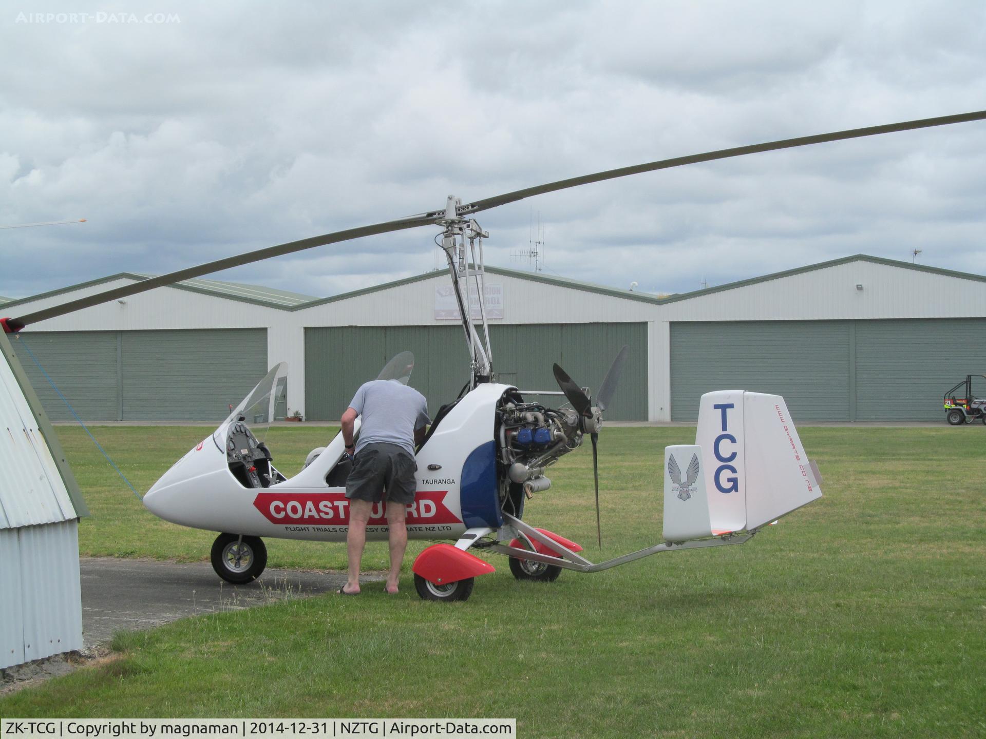 ZK-TCG, AutoGyro MT03 Eagle C/N NZ010, Outside autogyro hangar