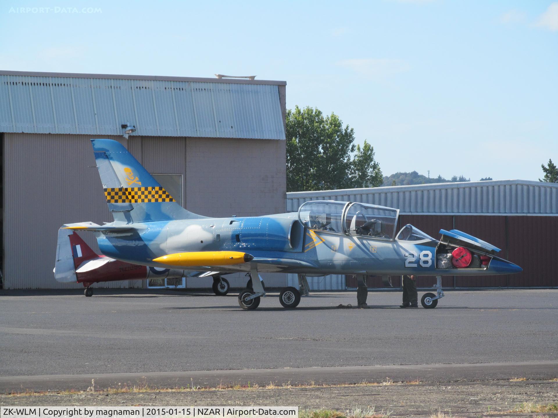 ZK-WLM, Aero L-39 Albatros C/N 332701, on apron outside warbirds hangar