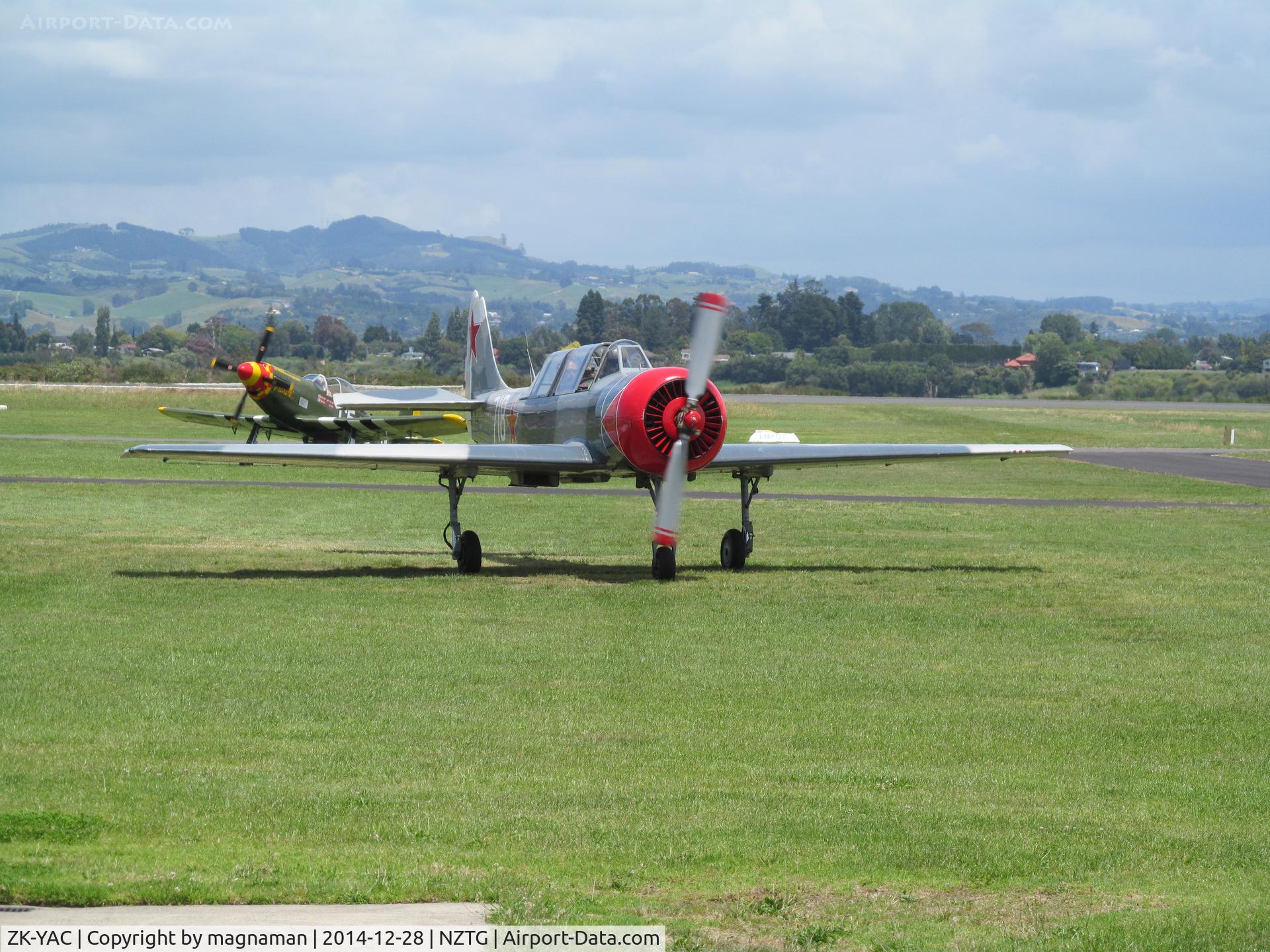 ZK-YAC, Yakovlev Yak-52 C/N 822108, out for flight