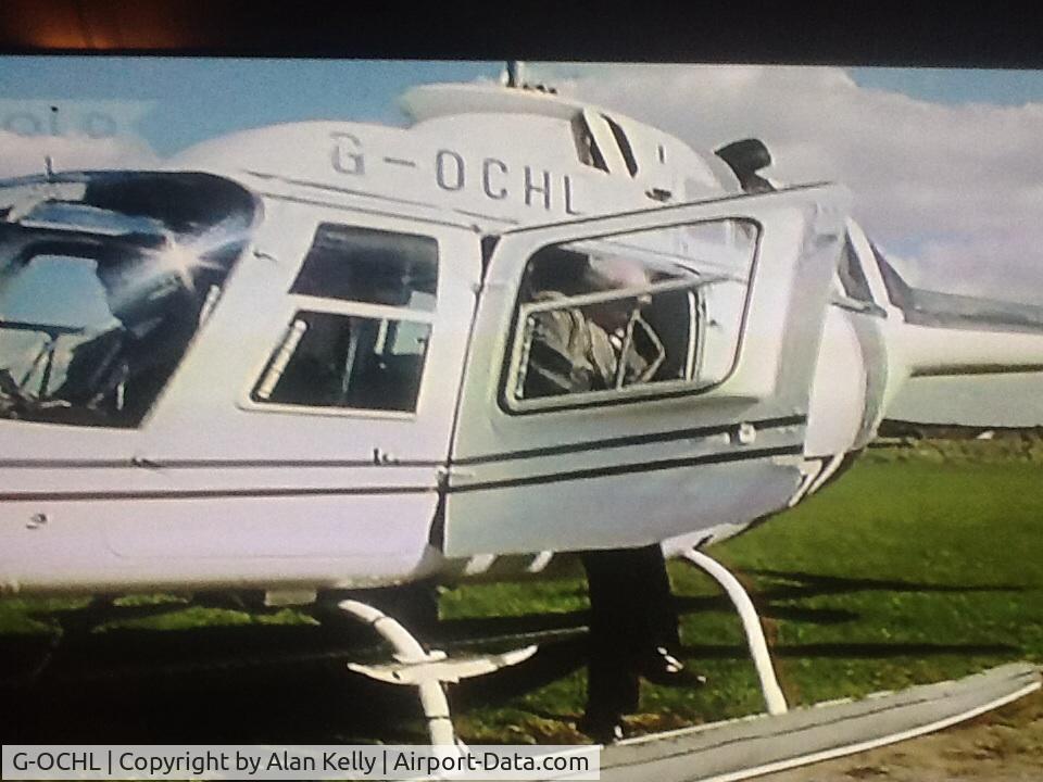 G-OCHL, 1981 Bell 206B JetRanger III C/N 3235, Appeared on TV series Waiting for God