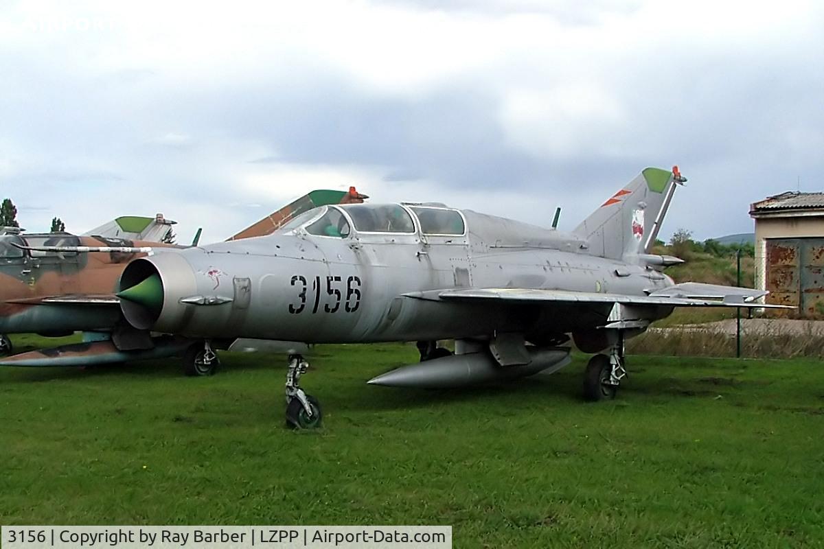 3156, Mikoyan-Gurevich MiG-21UM C/N 516931056, Mikoyan-Gurevich MiG-21UM Fishbed [516931056] (Slovak Air Force) Piestany~OM 11/09/2007