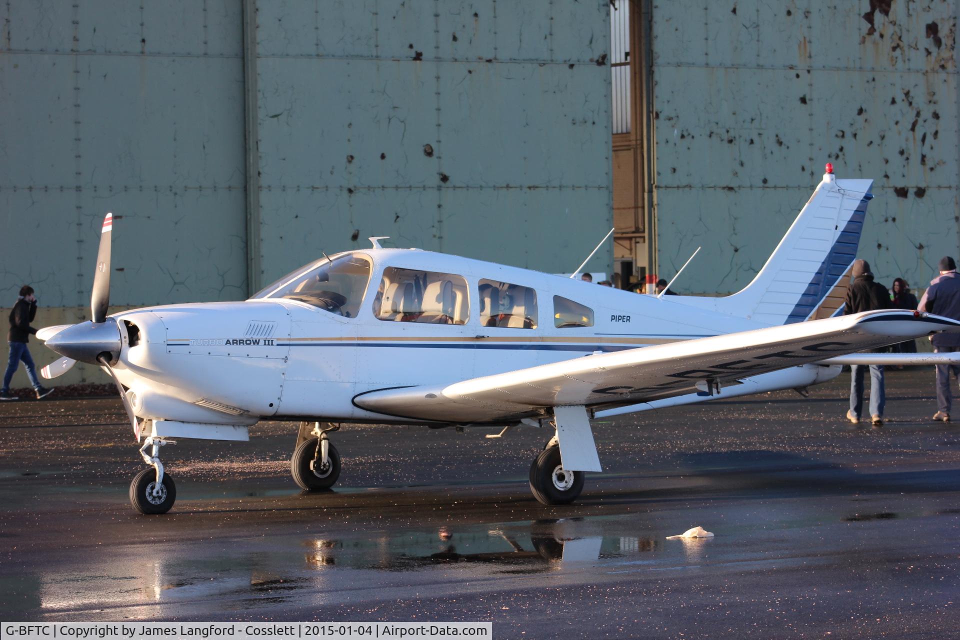 G-BFTC, 1978 Piper PA-28R-201T Cherokee Arrow III C/N 28R-7803197, Church Fenton January 2015