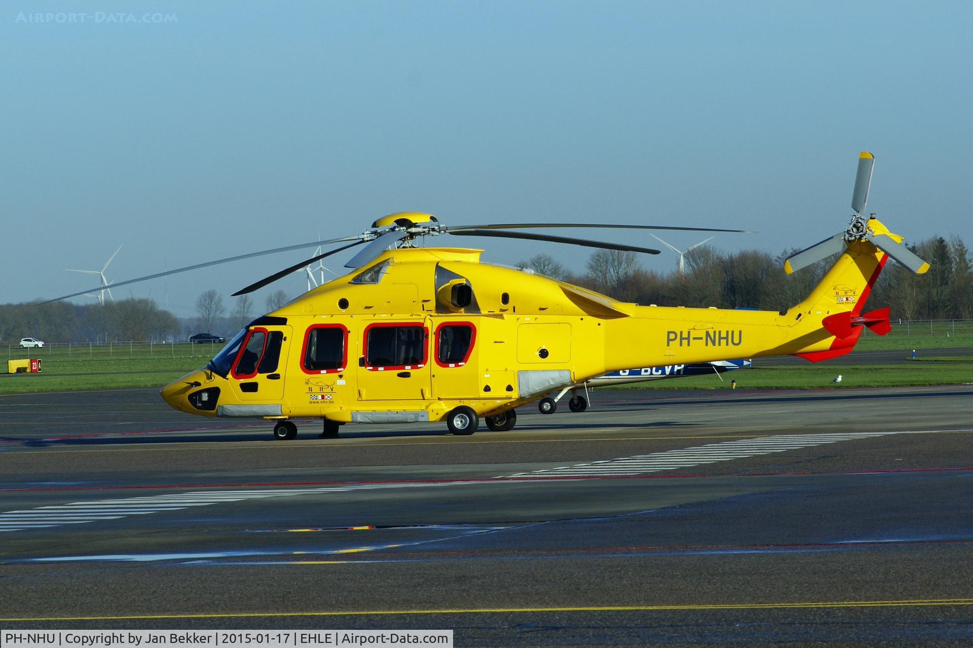PH-NHU, 2014 Airbus Helicopters EC-175B C/N 5004, Rare visitor at Lelystad Airport. Aircraft is based at Den Helder.