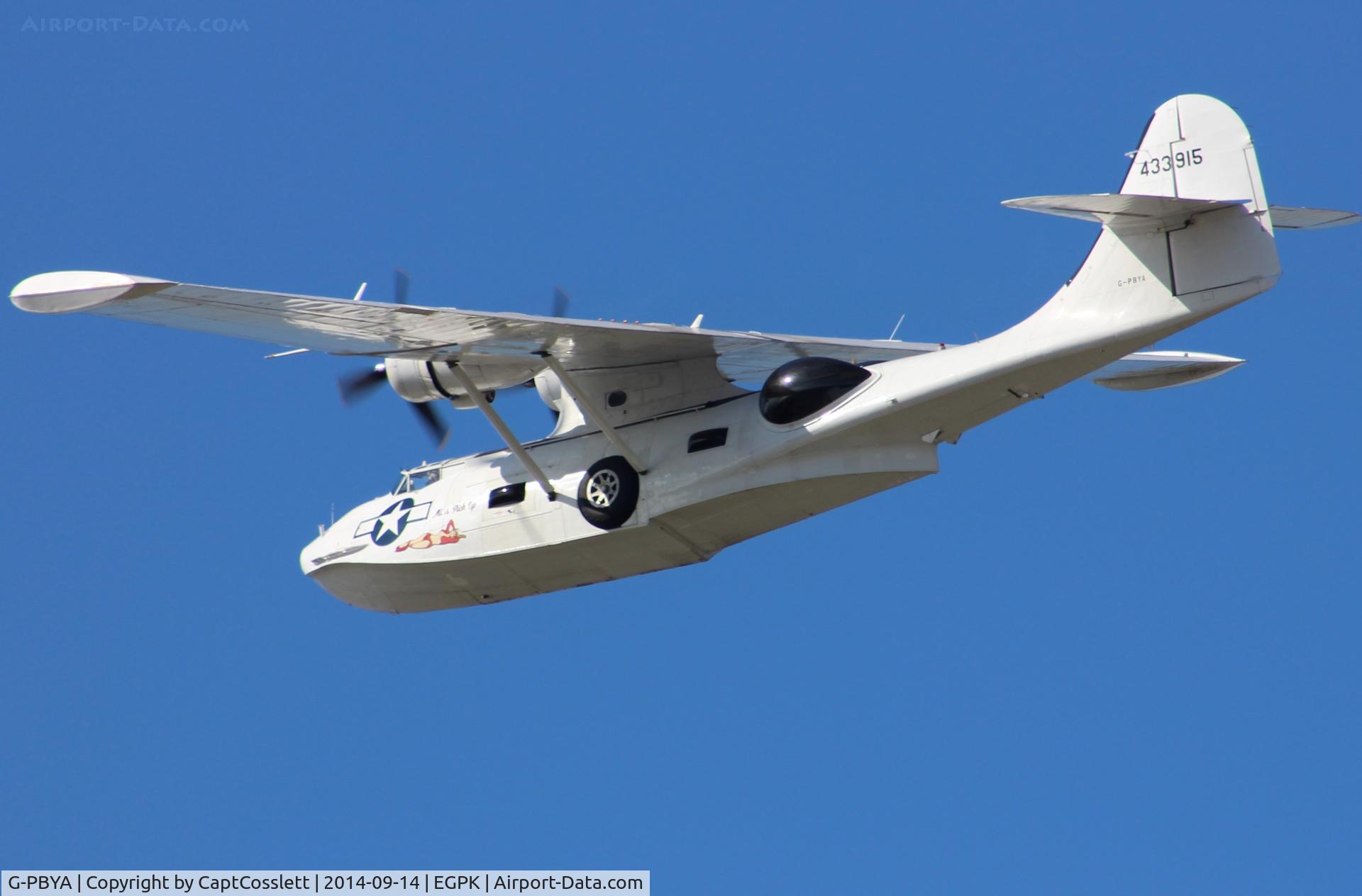 G-PBYA, 1944 Consolidated (Canadian Vickers) PBV-1A Canso A C/N CV-283, Flying at the Prestwick, Scotland open day September 2014.