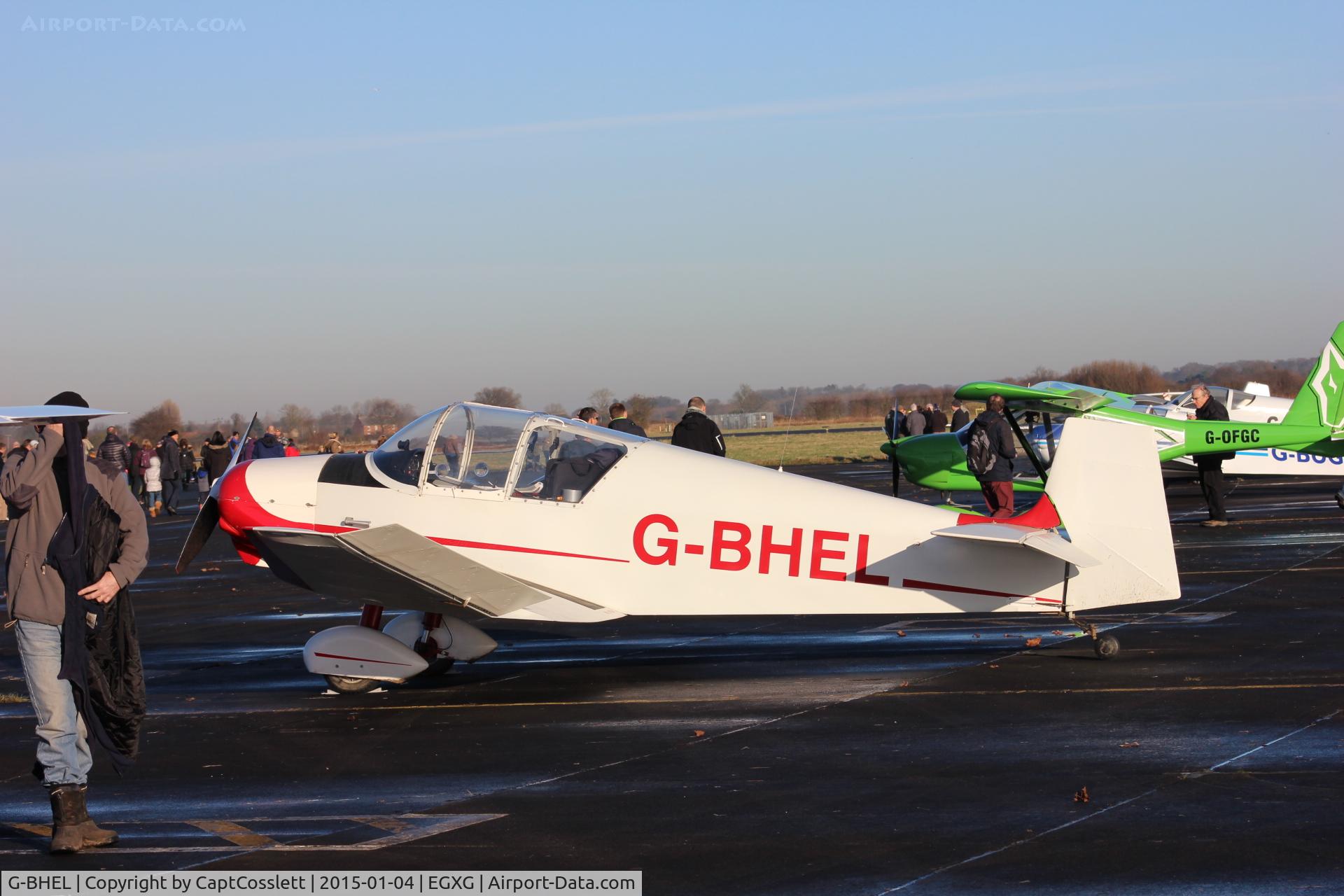 G-BHEL, 1957 SAN Jodel D-117 C/N 735, Open day at Church Fenton January 2015