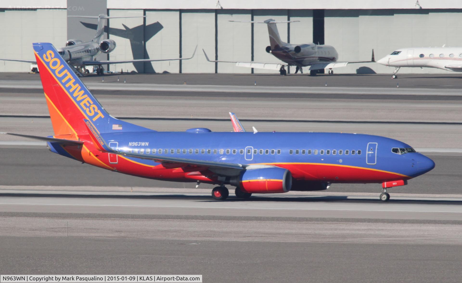 N963WN, 2011 Boeing 737-7H4 C/N 36676, Boeing 737-700