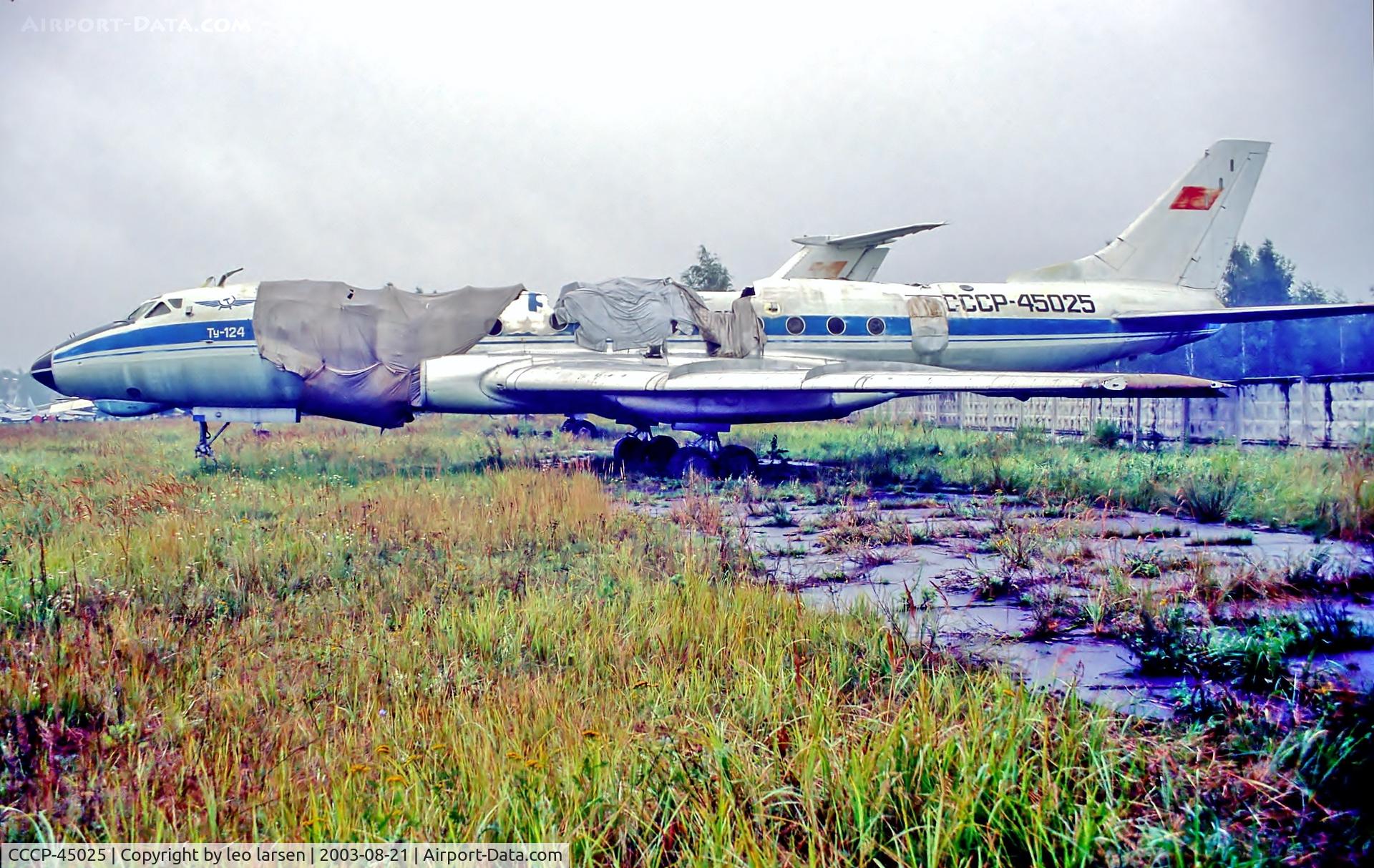 CCCP-45025, Tupolev Tu-124 C/N 2350705, Monino Museum Moscow 21.8.03