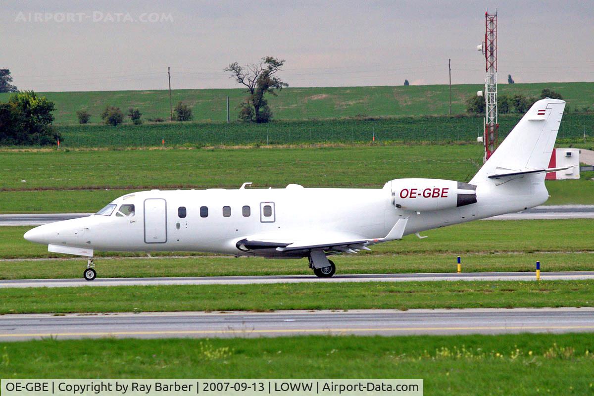 OE-GBE, 2004 Israel Aircraft Industries IAI-1124A Westwind II C/N 153, I.A.I. G100 Astra [153] Vienna-Schwechat~OE 13/09/2007