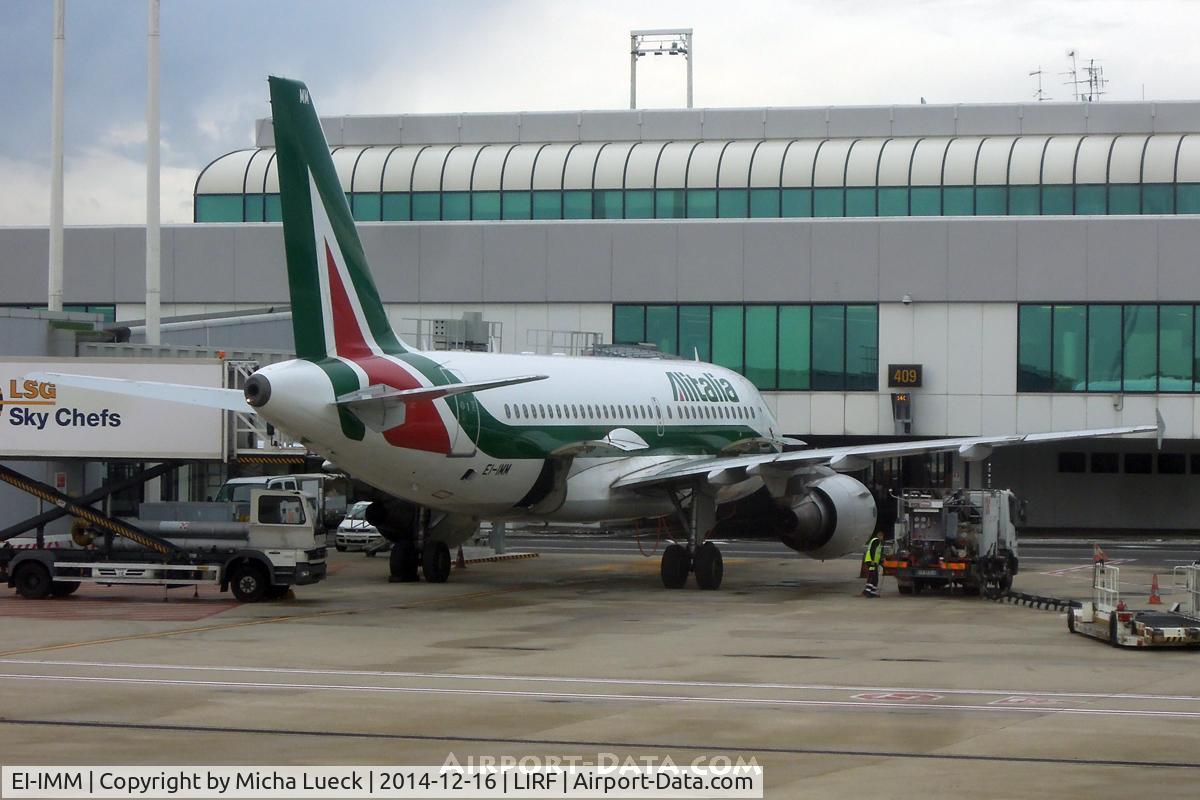 EI-IMM, 2011 Airbus A319-111 C/N 4759, At Fiumicino