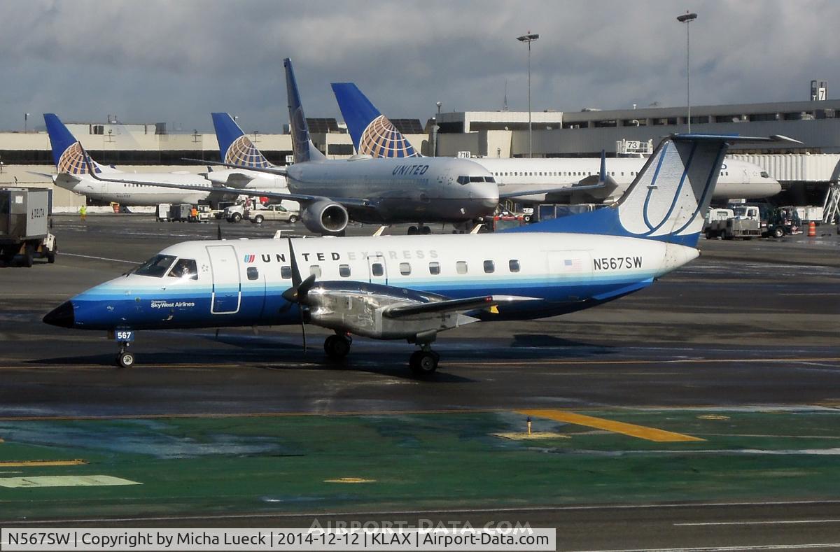 N567SW, 1998 Embraer EMB-120ER Brasilia C/N 120342, At LAX