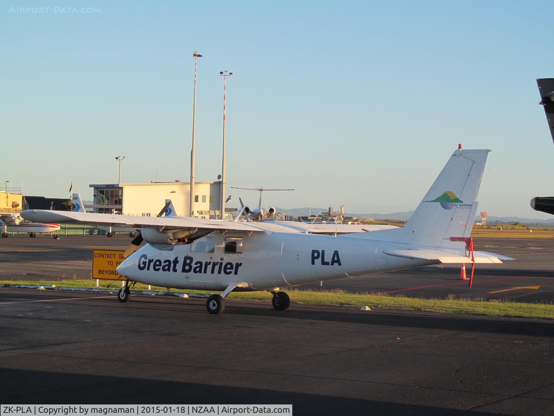 ZK-PLA, 1976 Partenavia P-68B C/N 86, one of gt barrier fleet