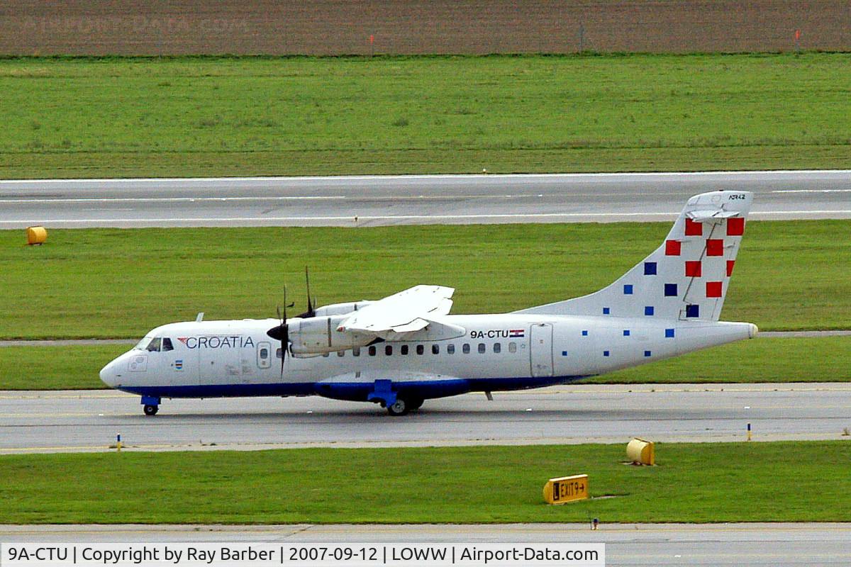 9A-CTU, 1995 ATR 42-320 C/N 394, Aerospatiale ATR-42-320QC [394] (Croatia Airlines) Vienna-Schwechat~OE 12/09/2007
