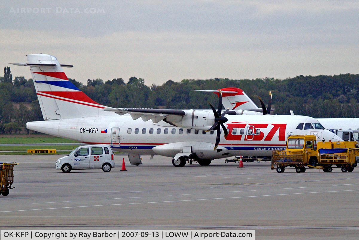 OK-KFP, 2000 ATR 42-500 C/N 639, Aerospatiale ATR-42-500 [639] (CSA Czech Airlines) Vienna-Schwechat~OE 13/09/2007