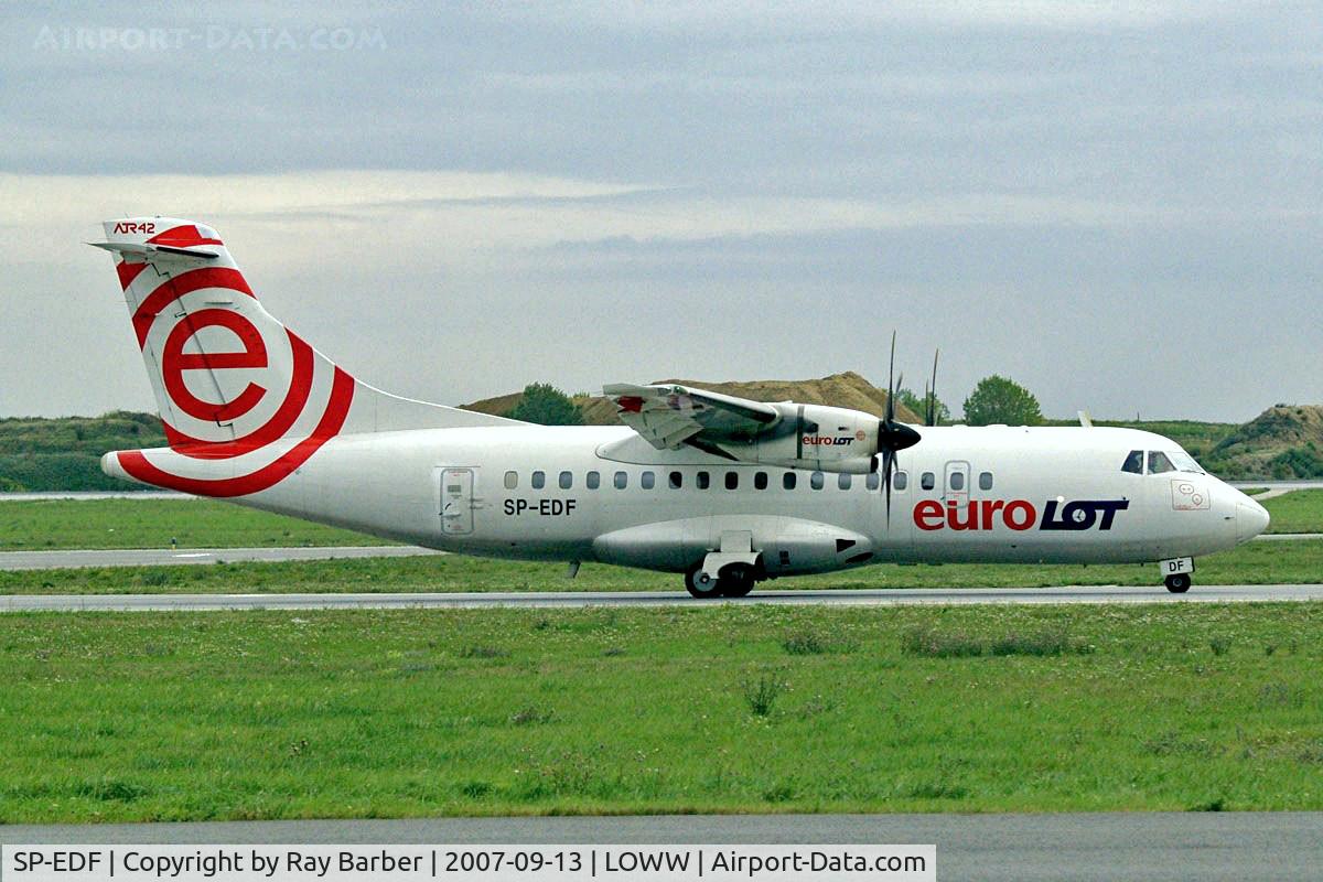SP-EDF, 1998 ATR 42-500 C/N 559, Aerospatiale ATR-42-512 [559] (Eurolot) Vienna-Schwechat~OE 13/09/2007