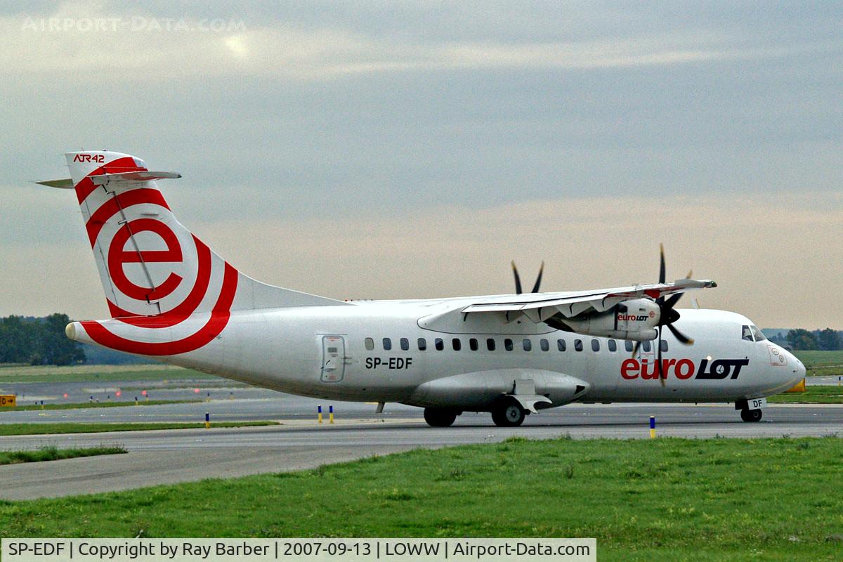 SP-EDF, 1998 ATR 42-500 C/N 559, Aerospatiale ATR-42-512 [559] (Eurolot) Vienna-Schwechat~OE 13/09/2007