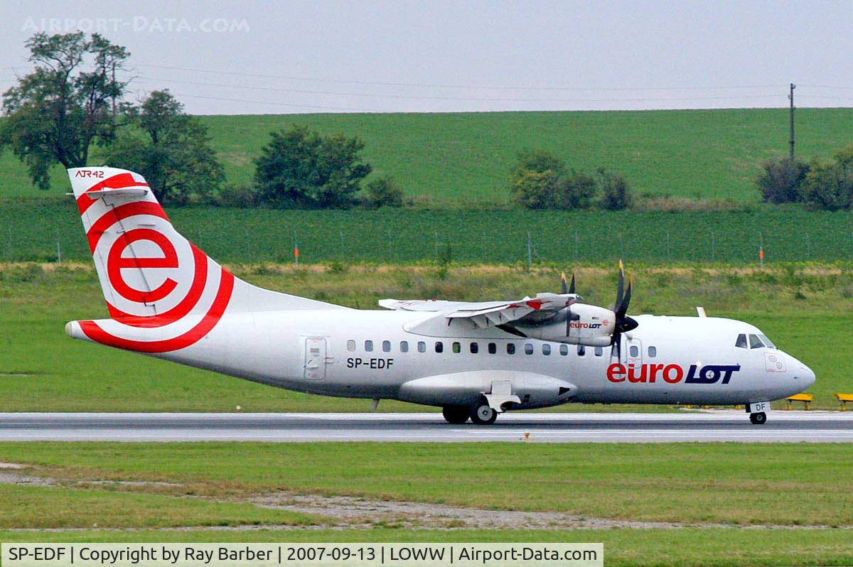 SP-EDF, 1998 ATR 42-500 C/N 559, Aerospatiale ATR-42-512 [559] (Eurolot) Vienna-Schwechat~OE 13/09/2007