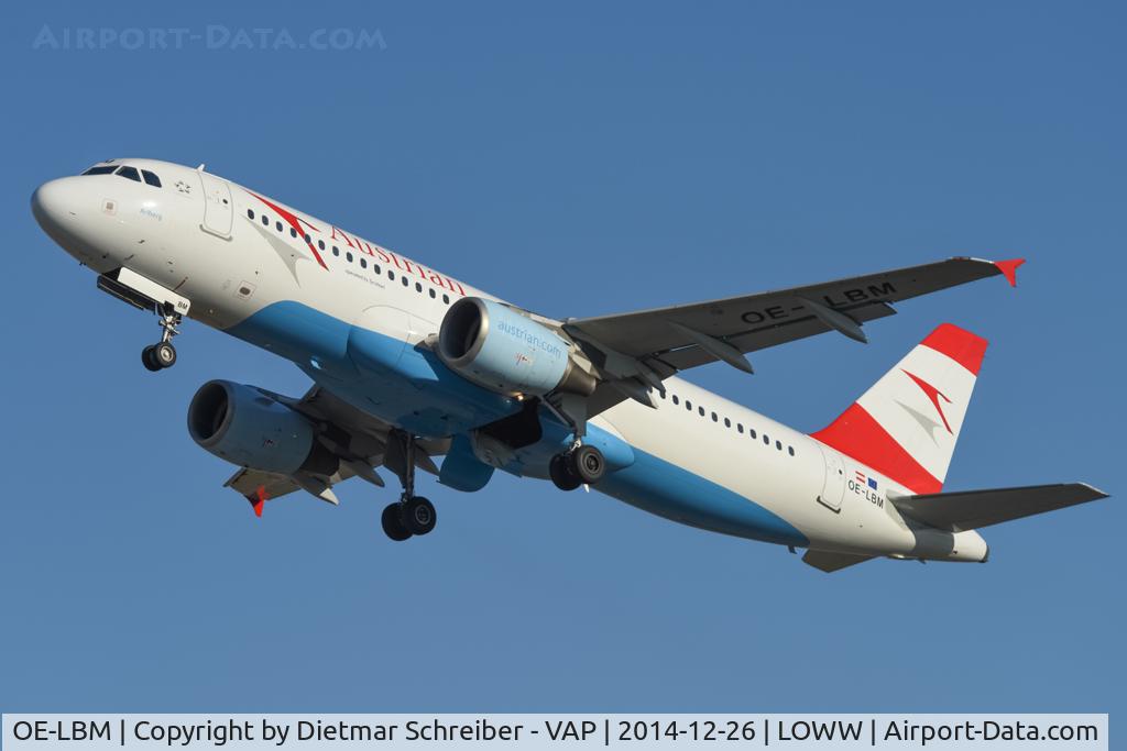 OE-LBM, 2001 Airbus A320-214 C/N 1504, Austrian Airlines Airbus 320