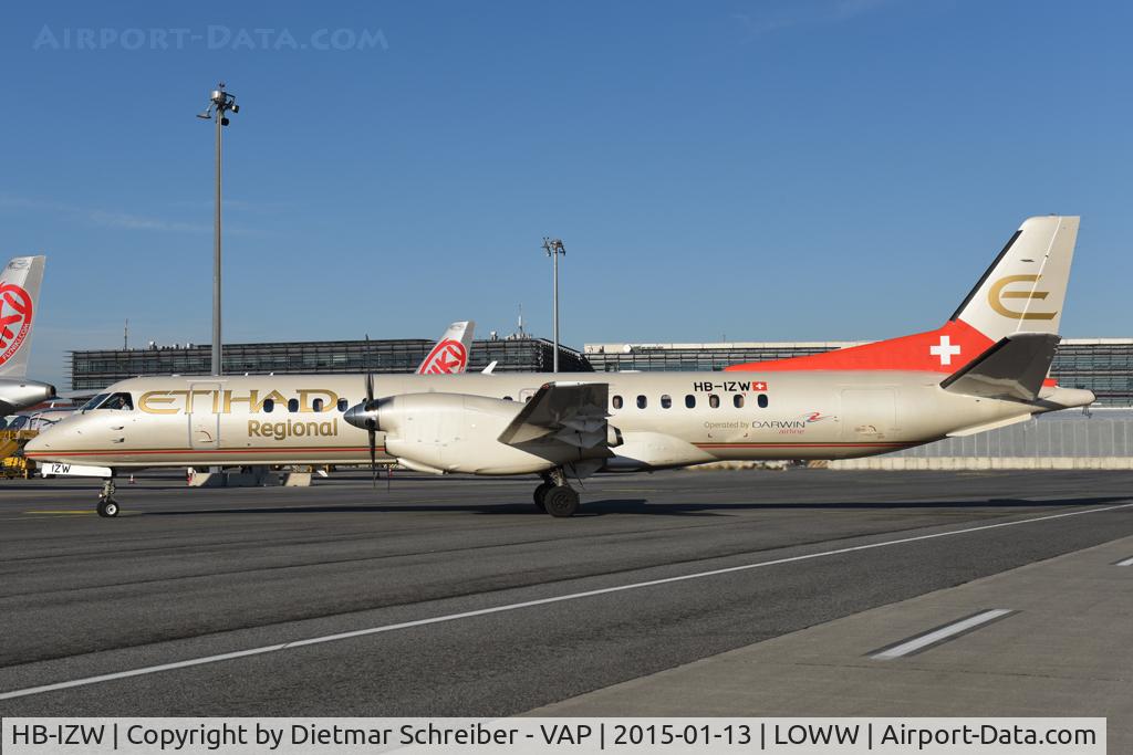 HB-IZW, 1996 Saab 2000 C/N 2000-039, Etihad Saab 2000