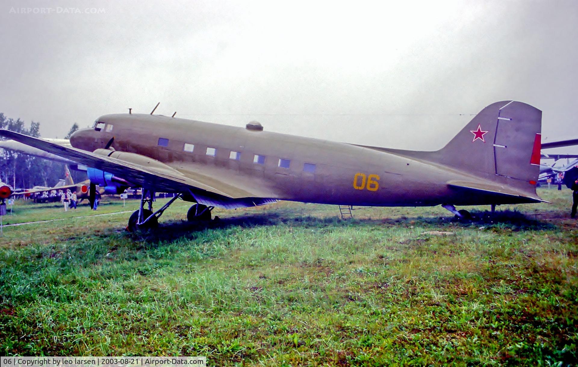 06, Lisunov Li-2T Cab C/N 18418809, Monino Museum Moscow 21.8.03