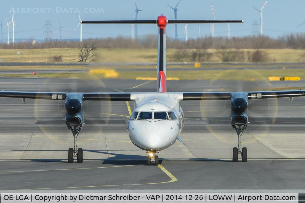 OE-LGA, 1999 De Havilland Canada DHC-8-402Q Dash 8 C/N 4014, Austrian Dash 8-400