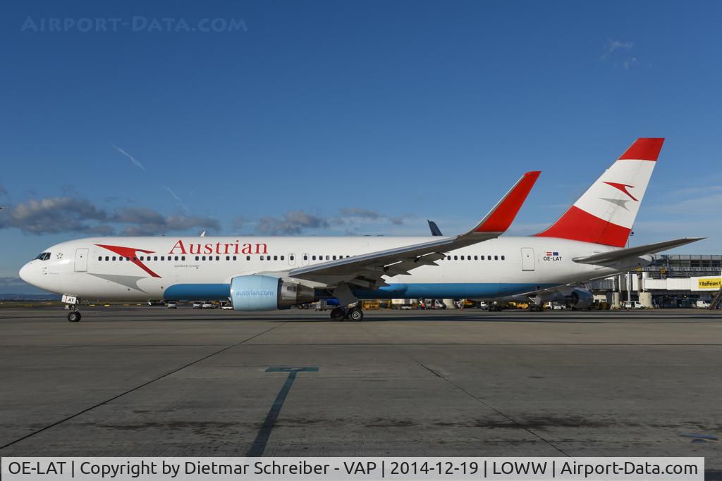 OE-LAT, 1991 Boeing 767-31A C/N 25273, Austrian Airlines Boeing 767-300
