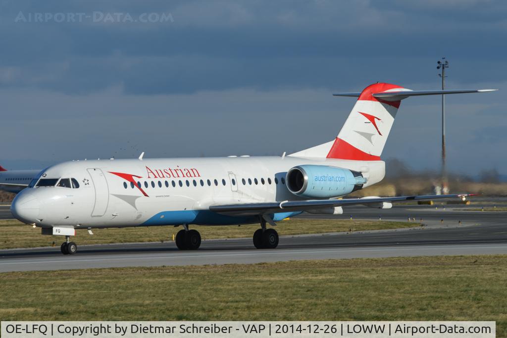 OE-LFQ, 1996 Fokker 70 (F-28-0070) C/N 11568, Austrian Airlines Fokker 70