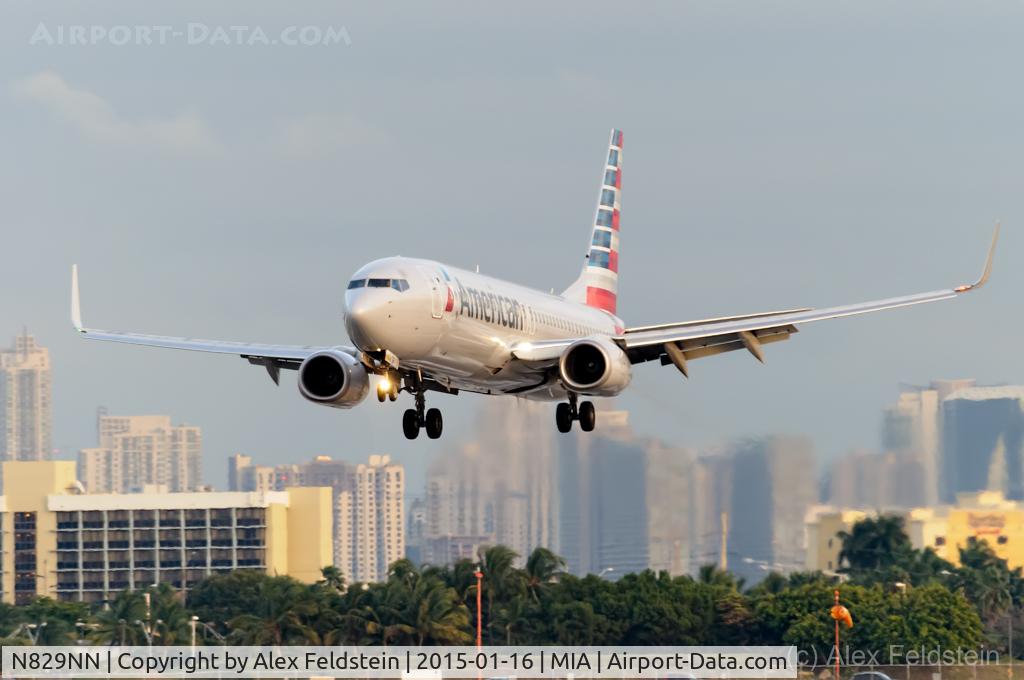 N829NN, 2010 Boeing 737-823 C/N 33210, Miami