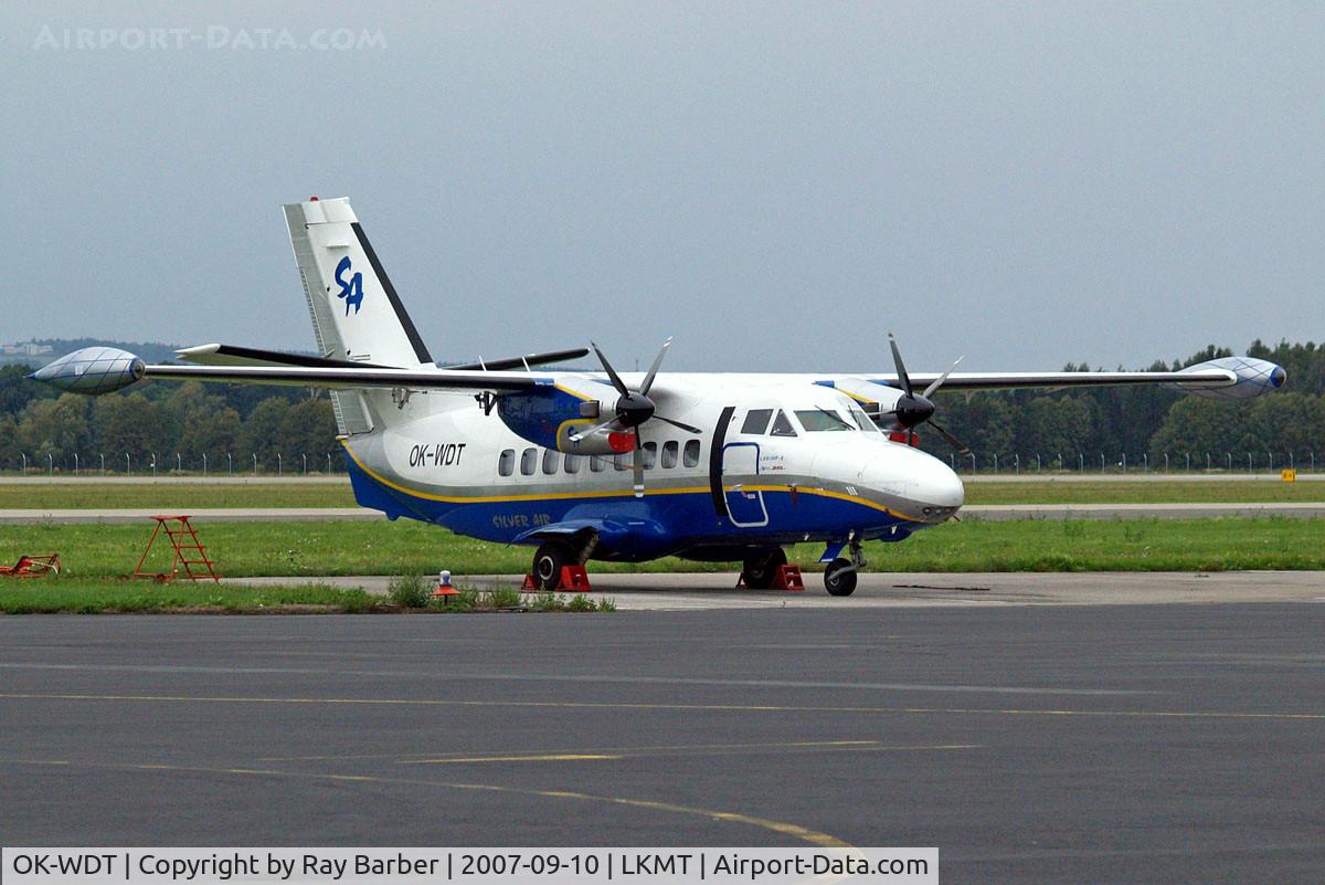OK-WDT, 1991 Let L-410UVP-E Turbolet C/N 912615, Let L-410 UVPE Turbolet [912615] (Silver Air) Ostrava-Mosnov~OK 10/09/2007