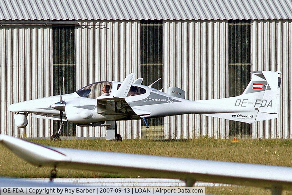 OE-FDA, Diamond DA-42MPP Twin Star C/N 42.005, Diamond DA-42MPP Twin Star [42.005] Wieiner Neustadt Ost~OE 13/09/2007